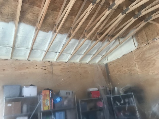 Commercial Roofing Insulation with Spray Foam